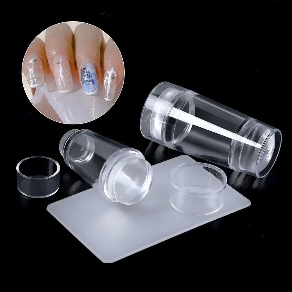 

Горячий Маникюр стемпинг ногтей украшение для ногтей двойная головка