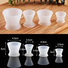 4 шт., прочные палочки для рукоделия, многоразовый Набор для изготовления ювелирных изделий из смолы, легко моющиеся силиконовые инструменты, эпоксидная микс, аксессуары ручной работы