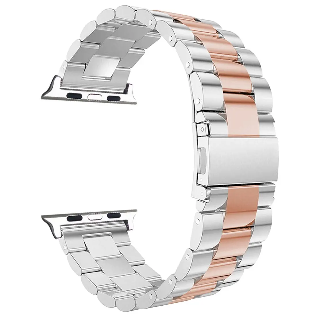 Oulucci ремешок из нержавеющей стали для apple watch ремешок 38 мм/40 мм/42 мм/44 мм сменный ремешок для apple watch 5/4/3/2