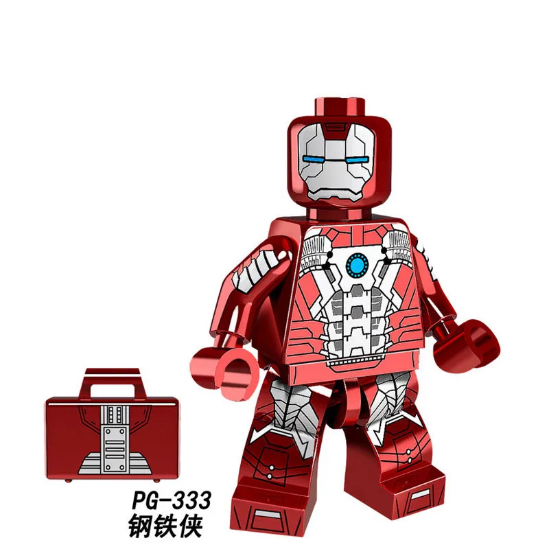 Single Sale Building Blocks Super Hereos Iron Man Female Captain America Reverse Flash Joe Wolverine Figure Children Toys PG8105 | Игрушки и