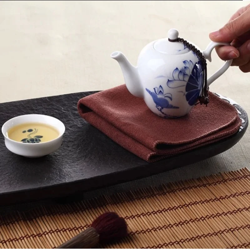 Впитывающие прочные чайные салфетки аксессуары хороший подарок чайное