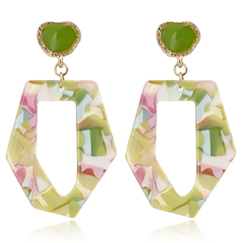 Женские Геометрические серьги пусеты модные для вечеринок в уличном