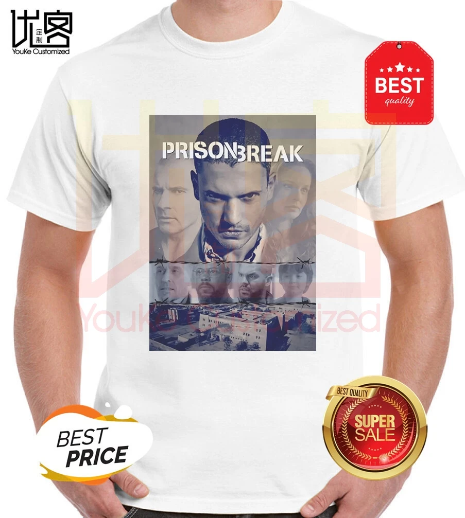 Новый побег из тюрьмы Майкл Скофилд серии ТВ нового сезона футболка для мужчин и