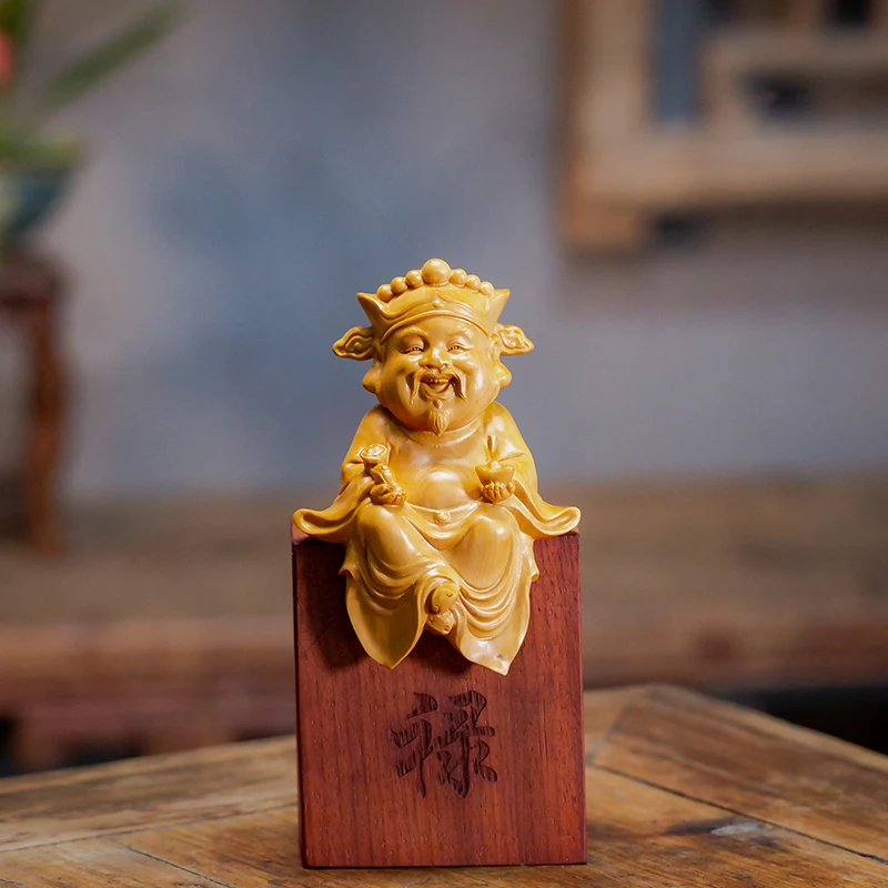 Фигурка китайской мифологии Sanxing Wood Fu lu shou фигурка хорошего качества с тремя