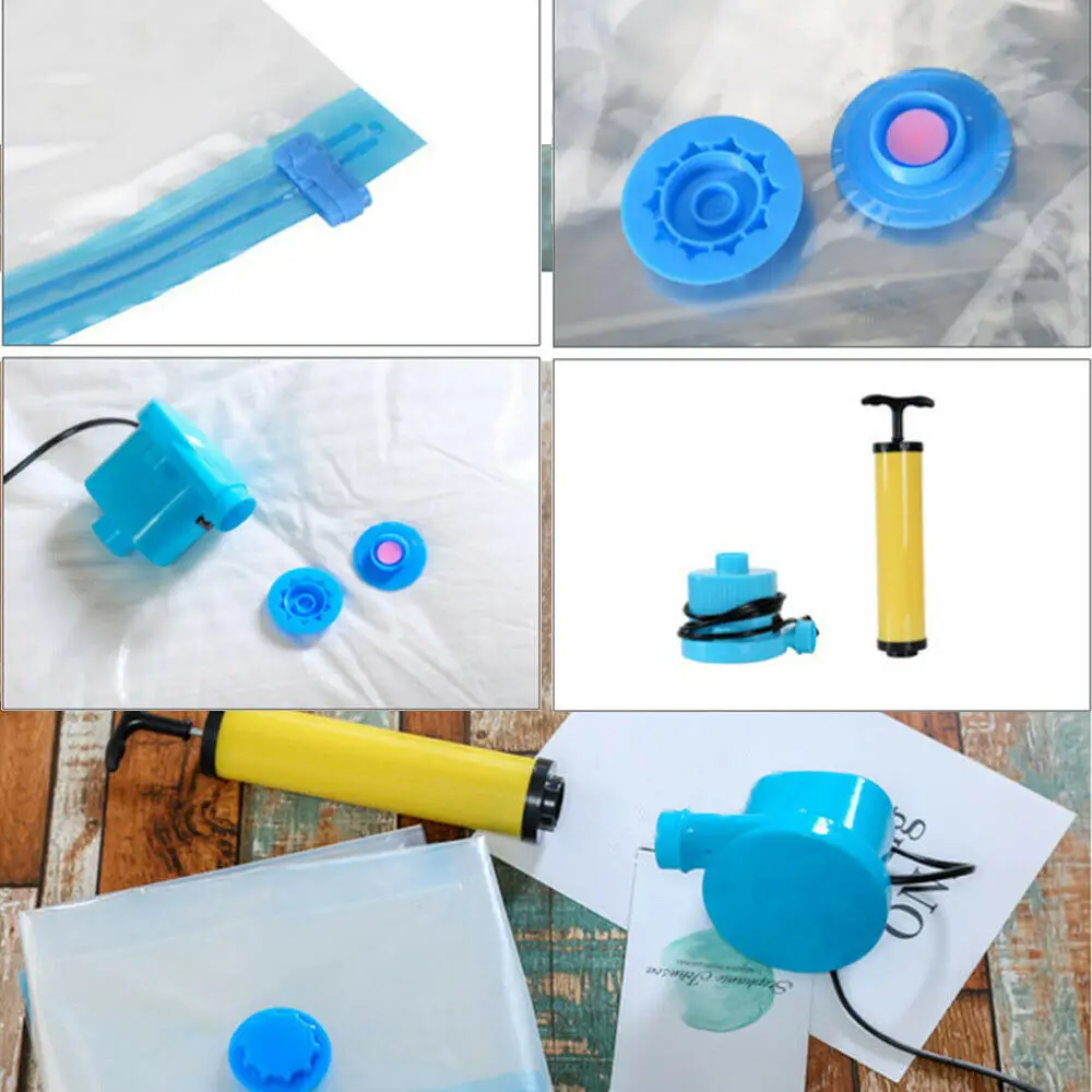 1/3/5 шт. вакуумные пакеты для хранения одежды|Сумки вещей| |