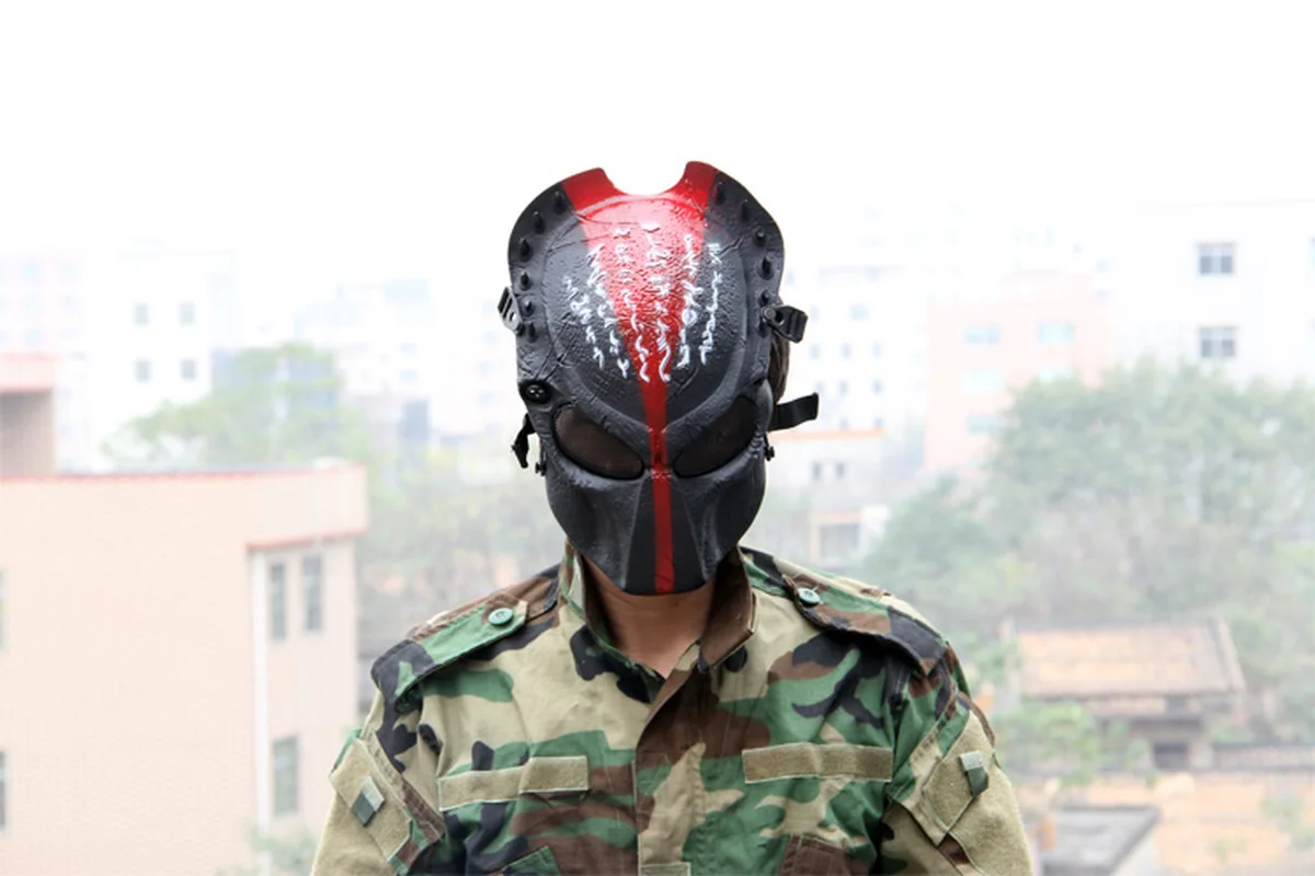 Тактическая Маска для пейнтбола Predator Wolf 2 0 защитная маска на все лицо страйкбола