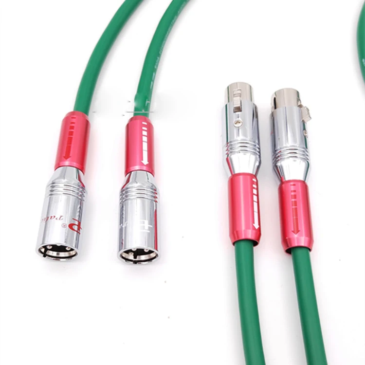Пара 2328 Серебряный медный смешанный сбалансированный аудиокабель XLR аналоговый