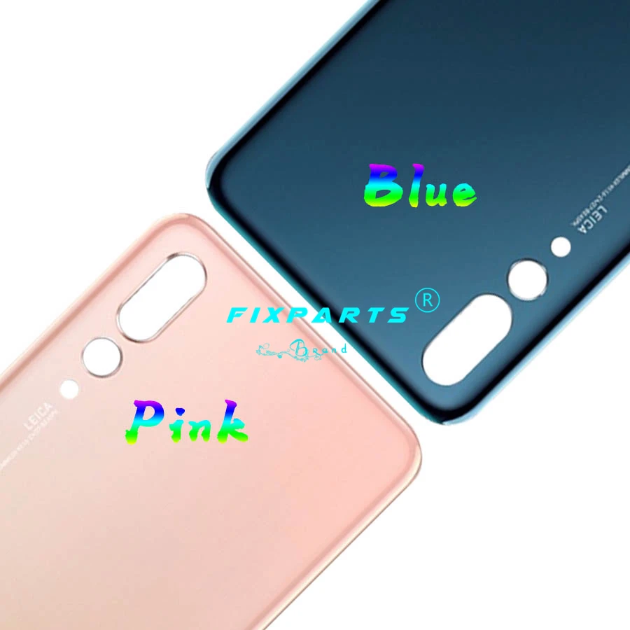 Задняя стеклянная крышка для Huawei P20 Pro аккумулятора панель задняя корпуса +