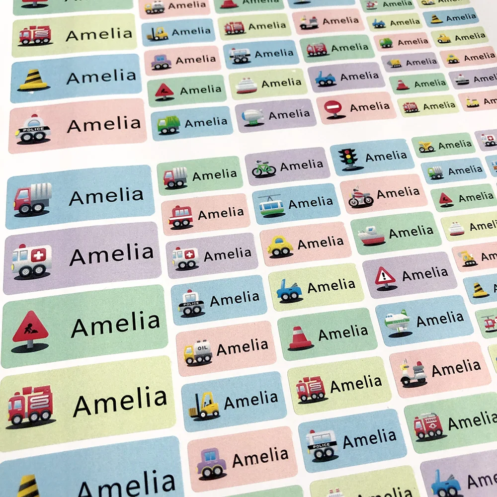 108 шт. водонепроницаемые наклейки с рисунком автомобиля для