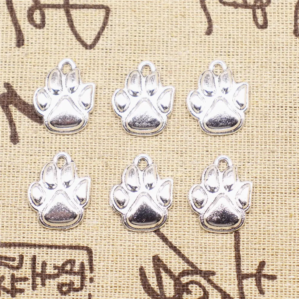 

Jewelry Accessories Jewelry Making Charms 20x16mm Paws Charms 10pcs
