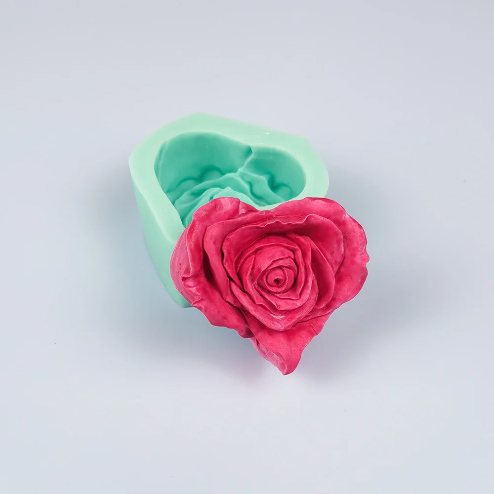 

Сердце, роза, цветок, цветение, искусственное цветочное мыло 3D, желе, конфеты, Шоколадные украшения, формы для выпечки
