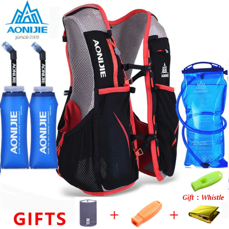 

AONIJIE 5L Women Men Bag Marathon Hydration Vest Pack for 1.5L Water Bag Cycling Hiking Bag Outdoor Sport Running Backpack