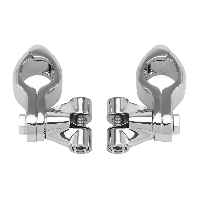 

Motorcycle 1.25Inch 1 1/4Inch 32mm Pinless Engine Guard Footpeg Clamps Mounting Kit for Honda Kawasaki Softail Bob