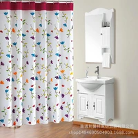 printed waterproof shower curtain bird beautiful blue shower curtains flowers cortinas de ducha bathroom accessories bw50yl