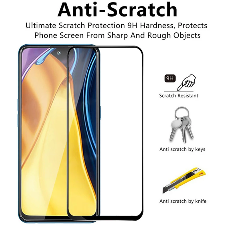 2 в 1 Poco F3 защитная пленка из закаленного стекла для Xiaomi M3 Pro X3 Nfc протектор экрана