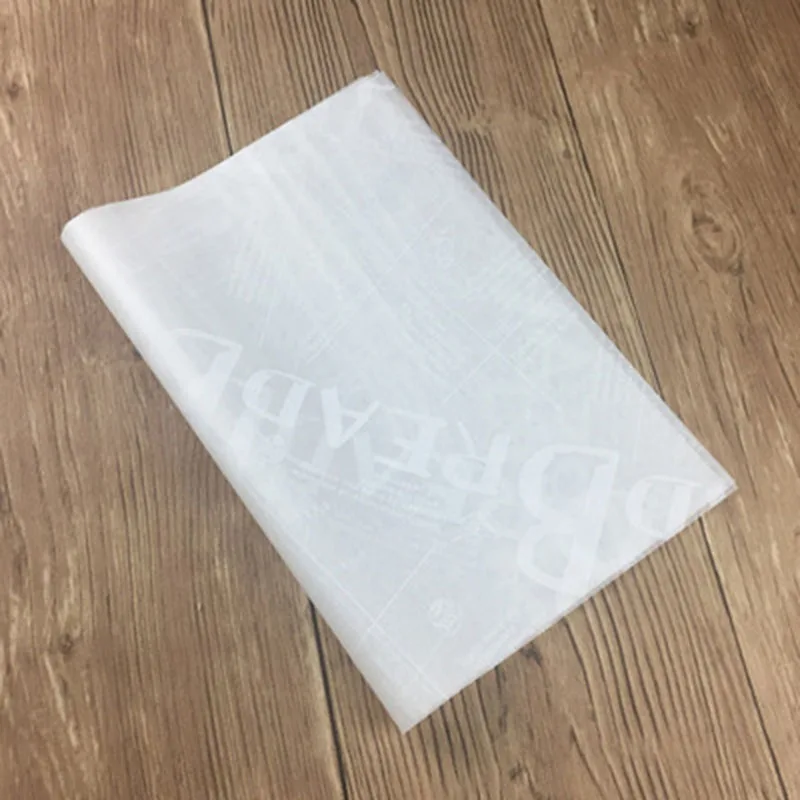 100 шт. маслостойкая вощеная бумага для упаковки пищевых продуктов хлеба