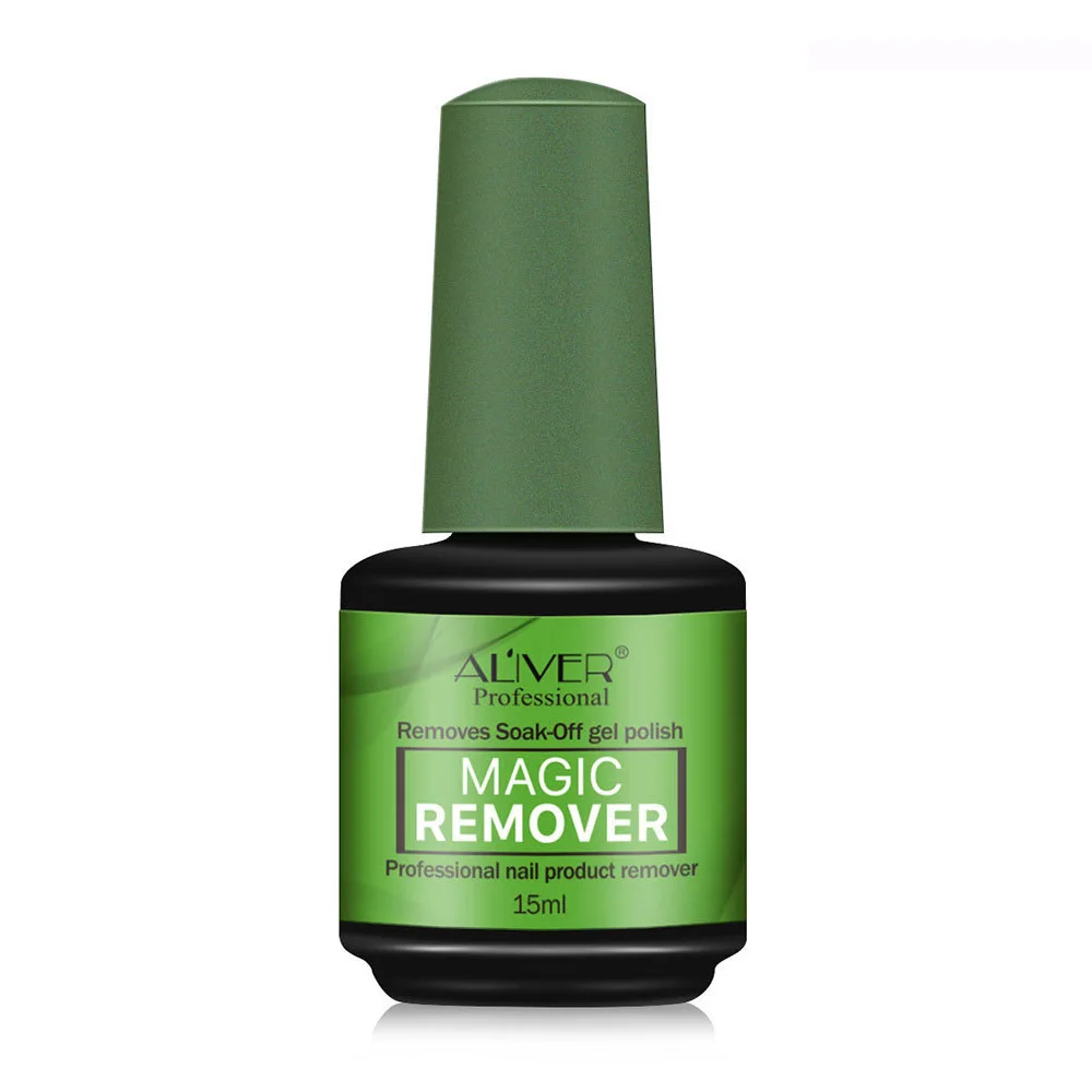 Nail Polish Remover OSHIONER 15 пилка для ногтей Burst волшебный гель для удаления лака для ногтей Отмачивание 2 мин липкий слой гель чистящая жидкость обезжириватель - Цвет: Nail Polish Remover