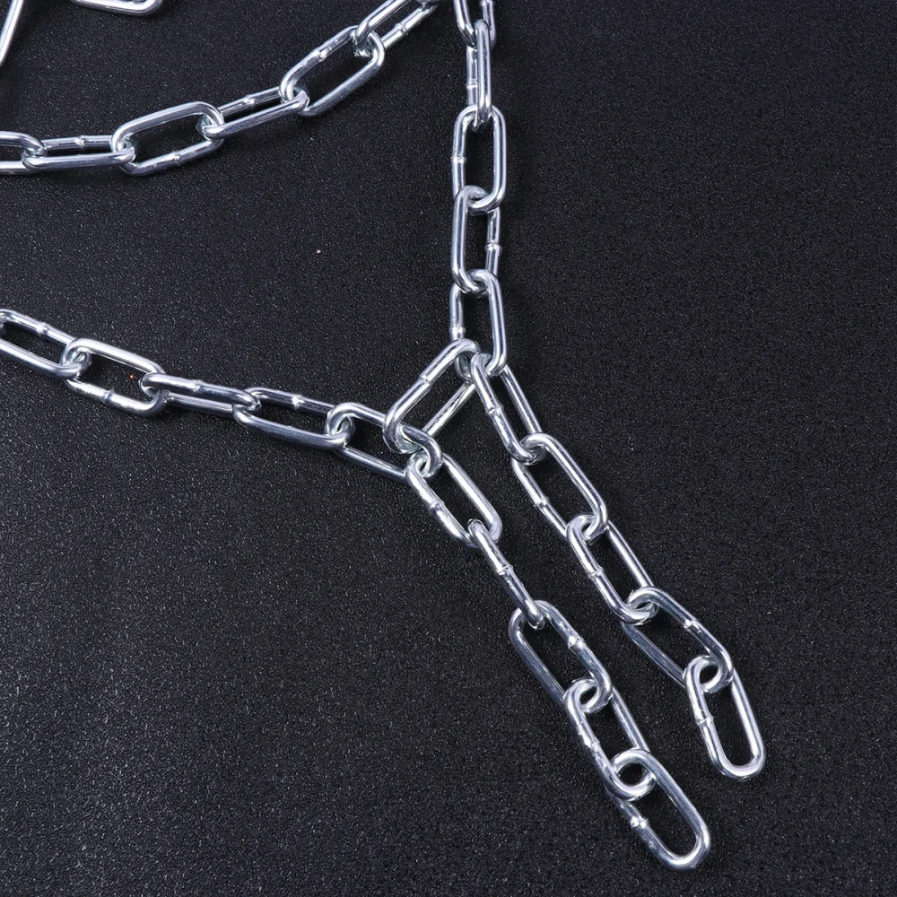 

Standard Strong Iron Braided Basketball Net for Outdoors or Indoors Basketball Sports (Silver)