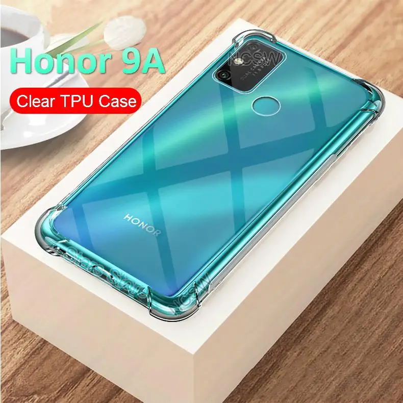 Противоударный прозрачный чехол подушка безопасности для Huawei Honor 9A 9C 9S 9X 8A 8X X10 P40