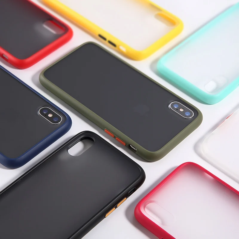 Силиконовый чехол для телефона iphone XS MAX XR 11 Pro X 6s 7 8 plus матовый анти-отпечаток