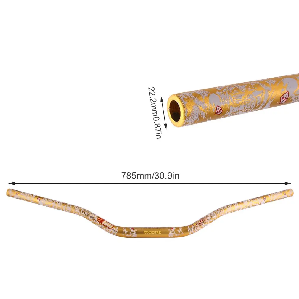 

Aluminum Alloy Motorcycle Handlebar Riser MX 1 1/8 Inches 28mm Handle Fat Bar with Skull Flower Pattern