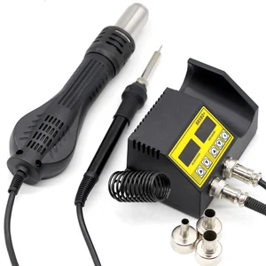 Паяльная станция 8586D SMD BGA, Нагнетатель горячего воздуха, тепловая пушка, Интеллектуальное обнаружение, паяльник для сварки холодным воздухом, инструмент для ремонта