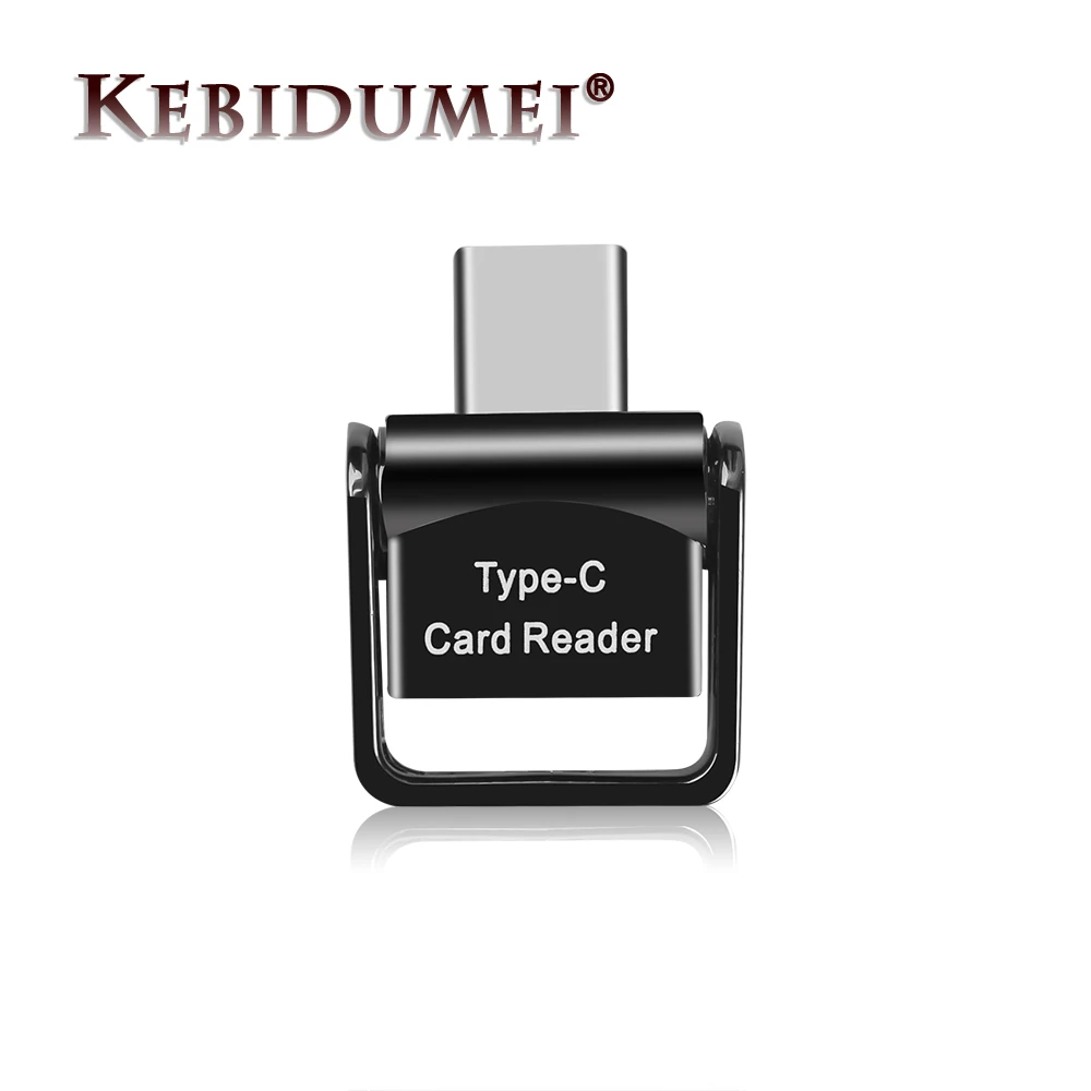 

Кардридер Kebidumei, USB 3,0, Type C, кардридер для TF, Micro SD, OTG для Samsung, легкий портативный мини-кардридер для карт памяти