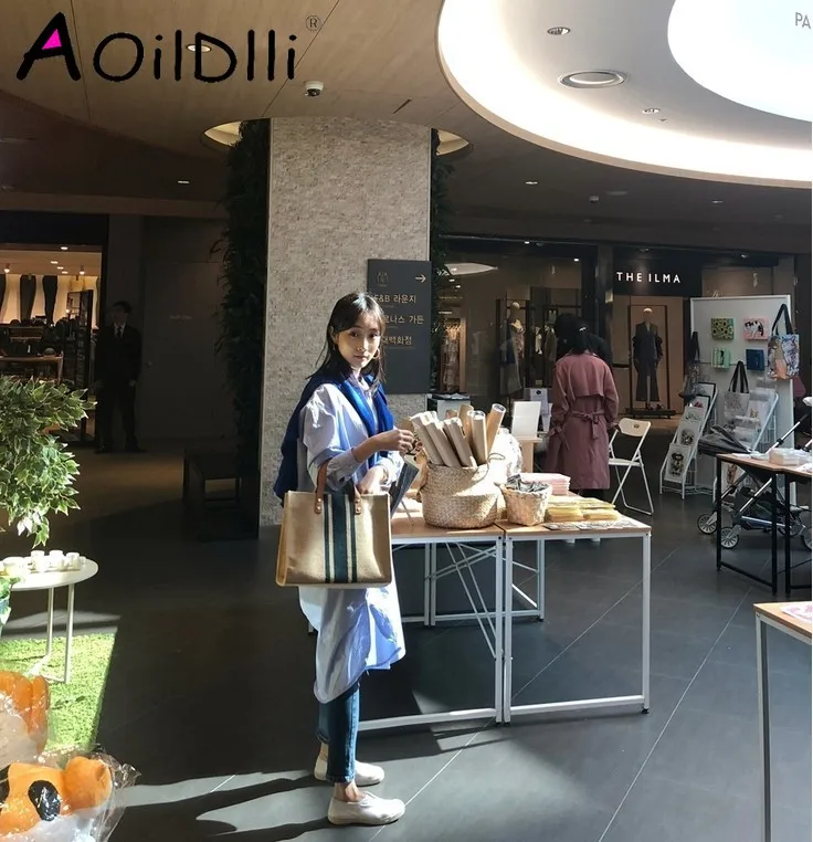 Новая женская сумка Соломенная Сумочка большие сумки для женщин 2019 новый цвет