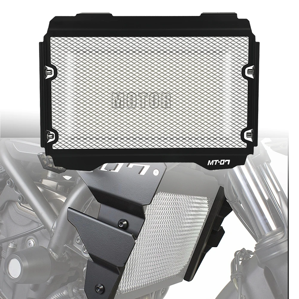 Motorcycle For Yamaha MT-07 MT07 MT 07 2014 2015 2016 2017 2018 2019 2020 2021 Radiator Grille Guard Cover Fuel Tank Protection