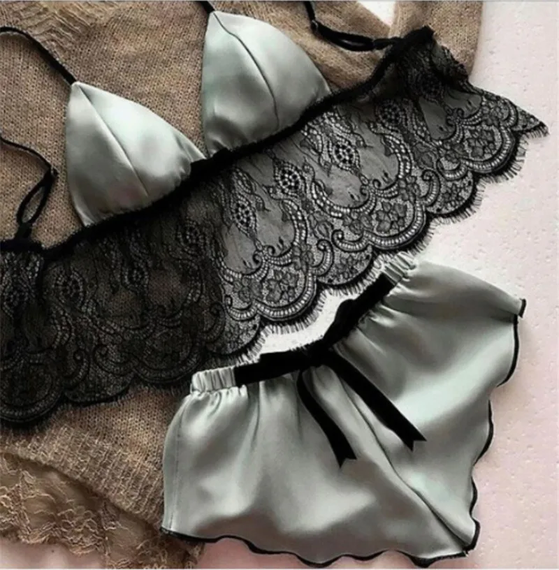 Новинка кружевное нижнее белье женское женская ночная рубашка пижама