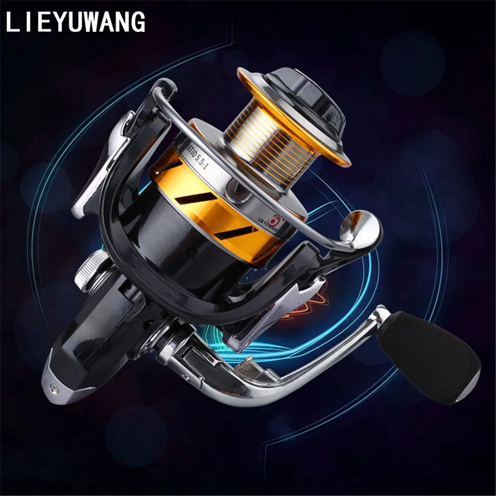 LIEYUWANG 13 + 1BB рыболовная Катушка спиннинговая катушка полностью металлическая 5 5: 1