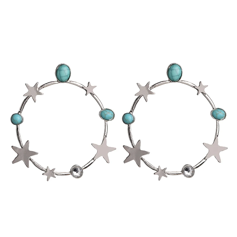 Оптовая продажа Лидер продаж золотые висячие серьги JUJIA ювелирные изделия для