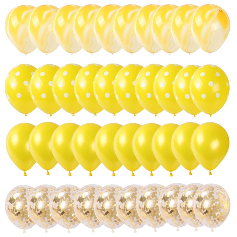 40 шт. металлические гелиевые шары с конфетти | Дом и сад