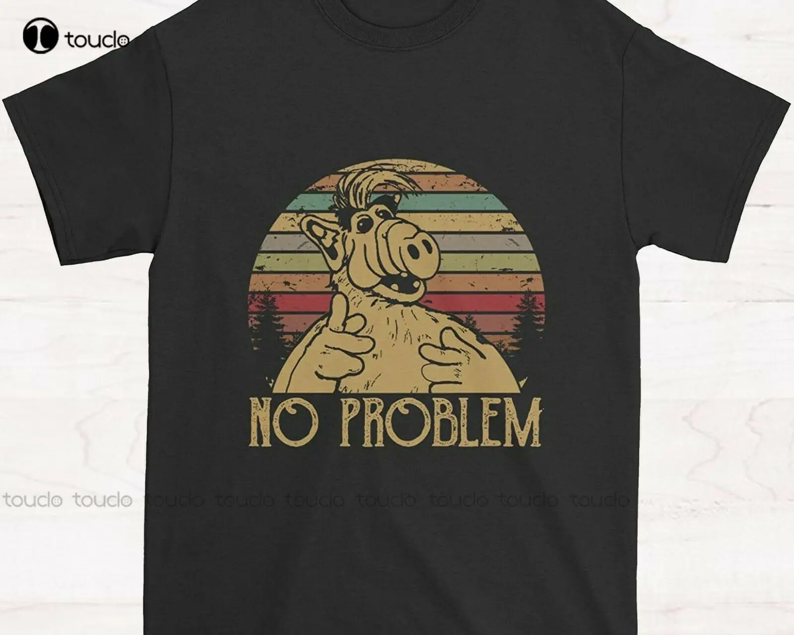 

New C2904106 Alf No Problem Vintage Shirt Cotton Tee Shirt boys tshirts Unisex