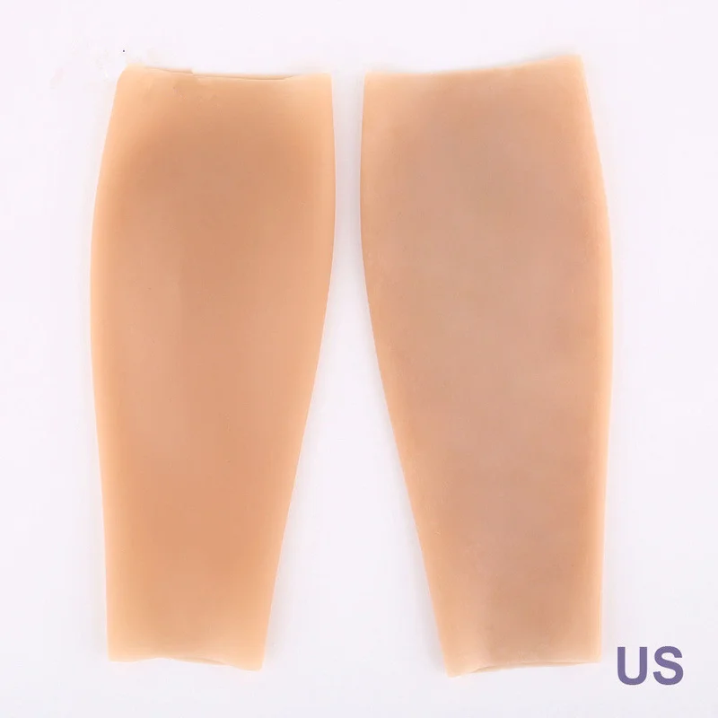 New Full Silicone Shins Padded Forearm Enhancer Body Shaper Cover The Scar for Leg or Arm Bodyshaper Natural Look Unisex Stretch