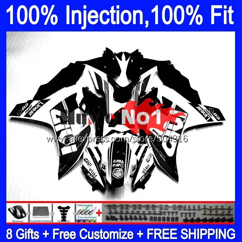 

Инъекция для HONDA CBR600F4i CBR600F 11 12 13 14 126MC.57 CBR 600 F 600F CBR600 F4i 2011 2012 2013 2014 Обтекатели Черный глянцевый