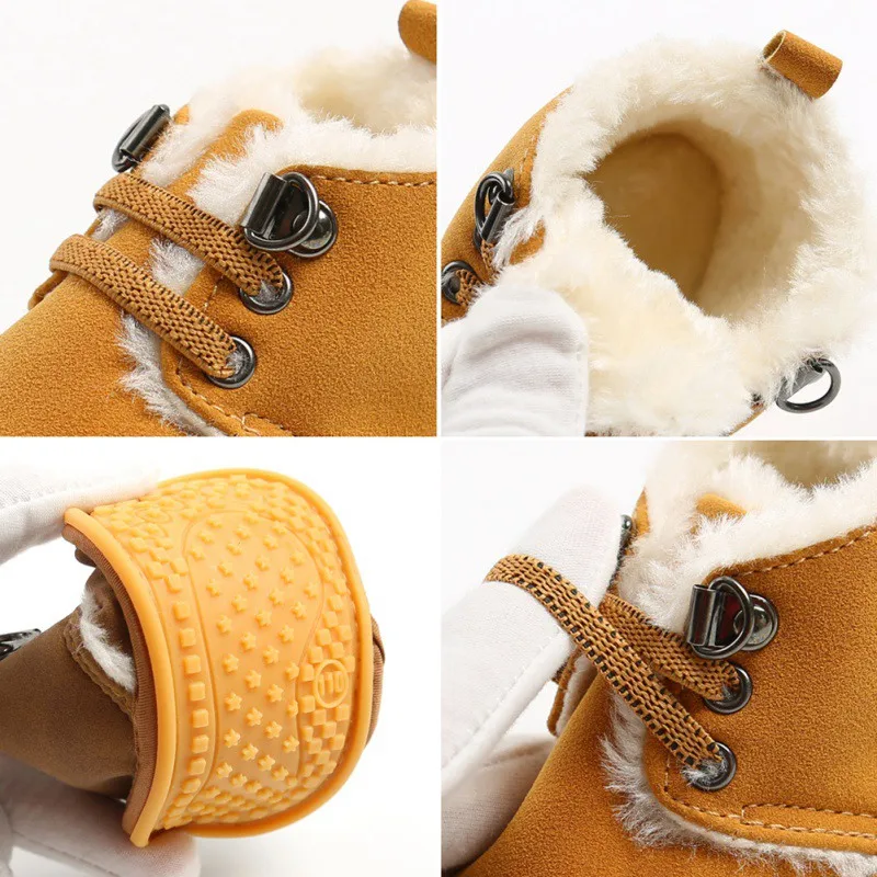 

Hot Baby Girls Boys Winter Keep Warm Shoes First Walkers Sneakers Kids Crib Infant Toddler Footwear Boots Newborns Prewalkers