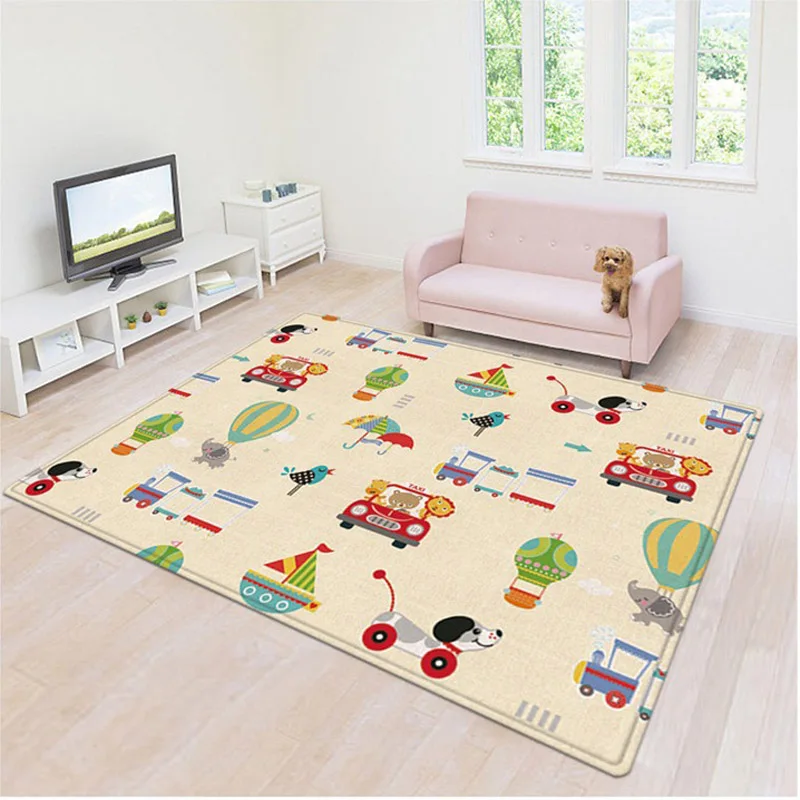 200*180*0.5CM Baby Play Mat Double sided Eco-friendly EPE Children activity mat Cartoon Non-slip Carpet Living Room | Игрушки и хобби