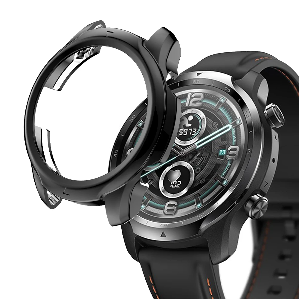 Lightweight Soft Protective Cover for Ticwatch Pro 3 Watch Case Pro3/X TPU Bumper Thin Fashion Smartwatch Shell Accessories