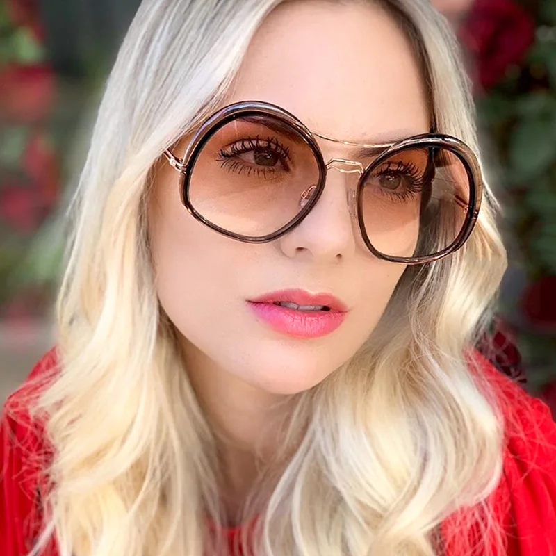 

2021 Trend Fashion Women Sunglasses Polaroid Vintage Women's Sunglasses For Driving Female Eyewear Retro Round Ladies Eyeglasses