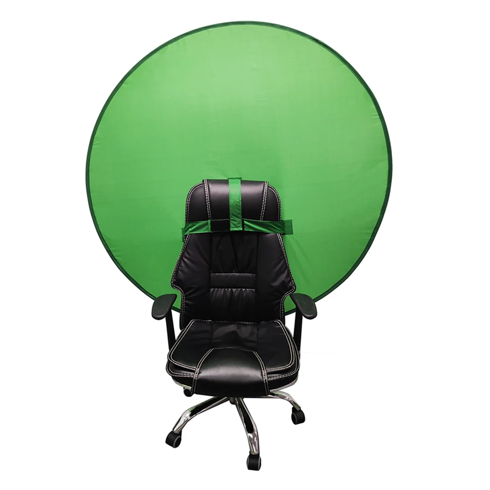 

75/110cm Green Screen Photo Background Photography Foldable Reflector Backdrops Cloth for Live Video Photo Studio