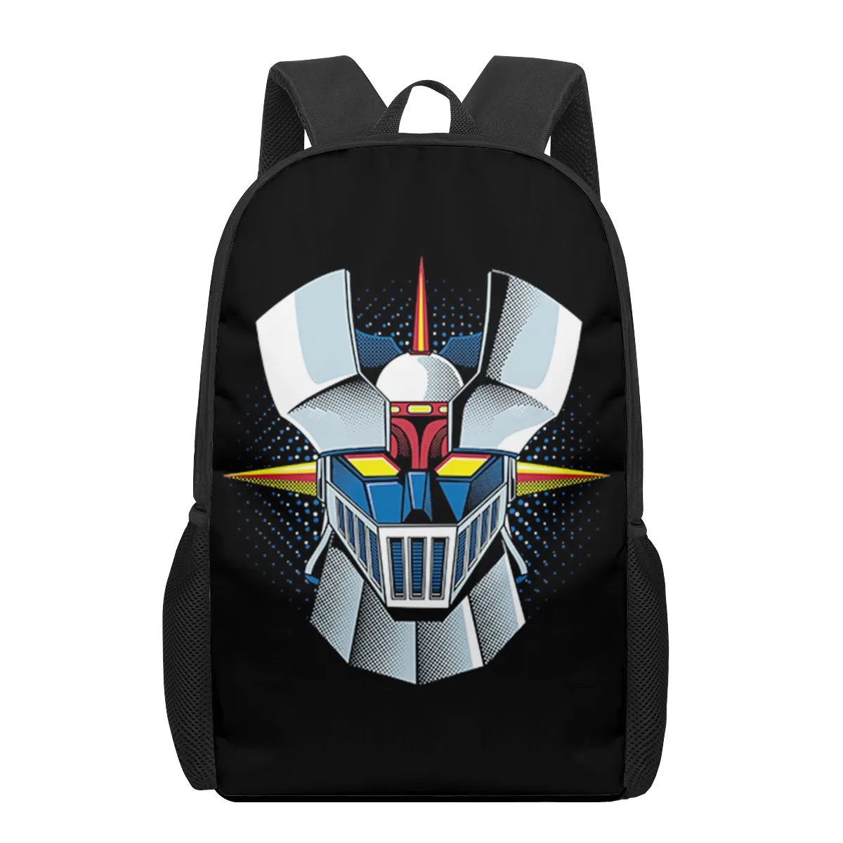

Japan Manga Mazinger School Bags For Boys 3D Print School Kids Bag Kindergarten Backpack Girls Child Bookbag Mochila Escolar