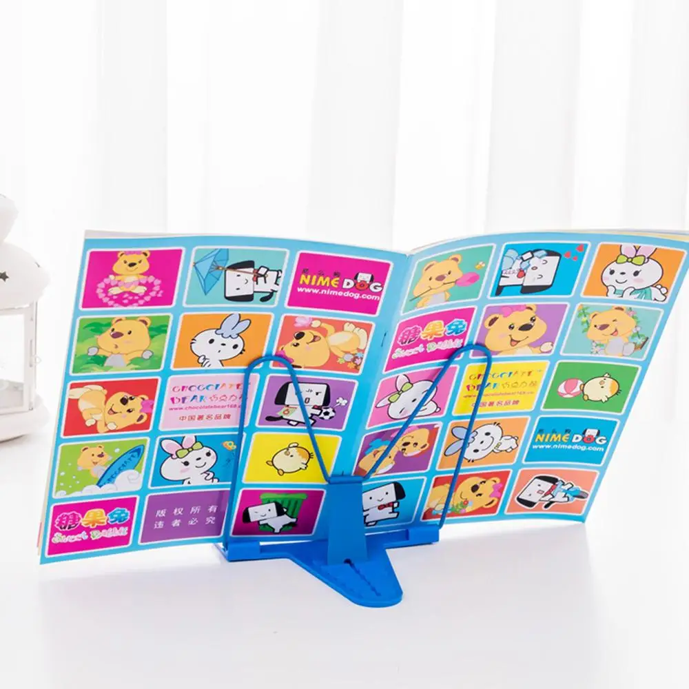 

2PCS Adjustable Reading Book Stands Multi-purpose Study Book Support Bookends Simple Foldable Reading Book Shelf Document Holder