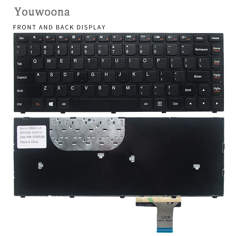 

New Laptop Keyboard For Lenovo Yoga 13 Y0GA 13 yoga13 20175