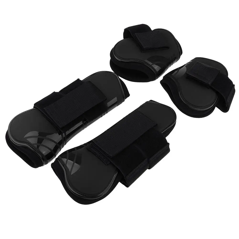 

2 Pairs Horse Tendon Fetlock Boots Equestrian Jumping Legs Protection Gears