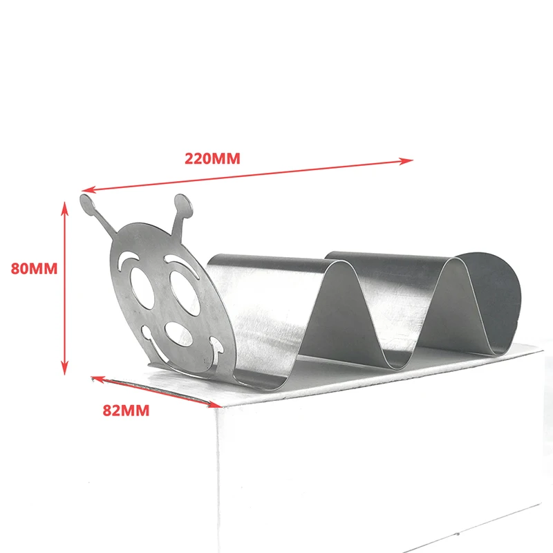 

Mexico Pancake Rack Stainless Steel Tortilla Shelf Buffet Rack Tray Wave Display Stand Taco Holder Stainless Steel Kitchen Tools
