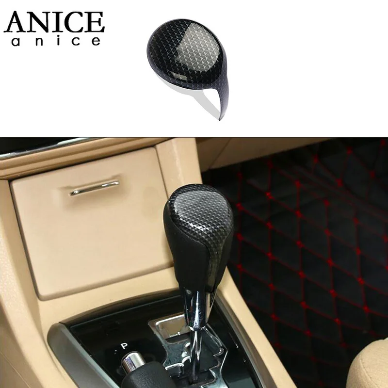 

Карбоновый цветной внутренний чехол для рычага переключения передач, обшивка для Toyota Corolla 2014-2018 ABS