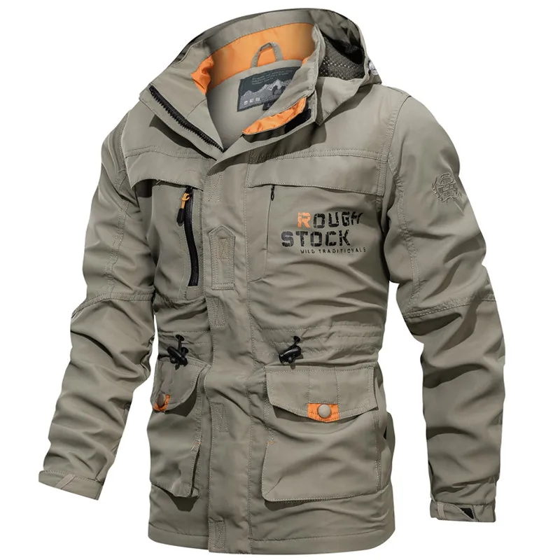 Военный стиль походные куртки Осень зима мужские водонепроницаемые