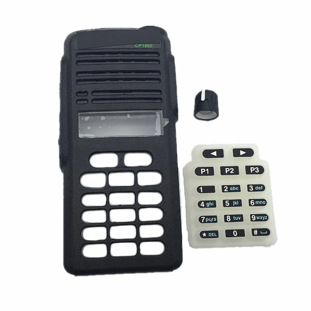 Фото Передняя крышка корпуса с ручкой, цифровая кнопка клавиатуры для Motorola CP1600 CP1660 CP1668, радио рация №1