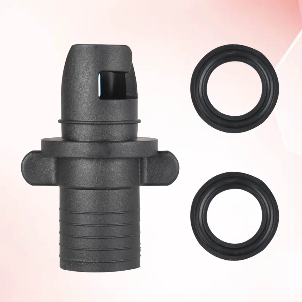 

Inflatable Pool Pump Adapter Bed Row Inflatable Rowing Boat Air Adaptor Board Stand Paddle Kayak Surfing Accessory Black